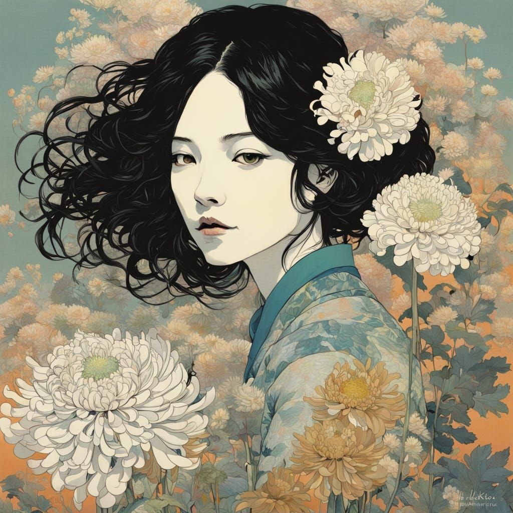 Chrysanthemum in Vibrant Colors