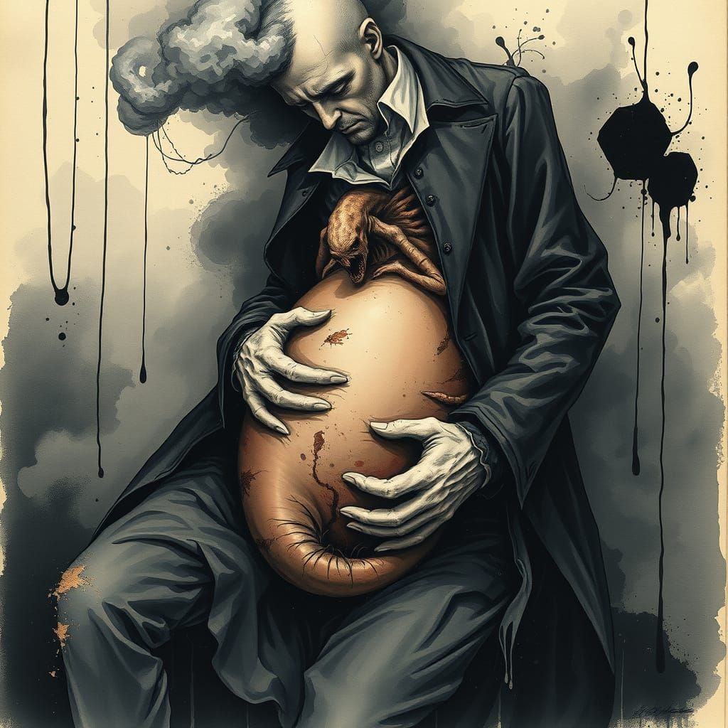 A Victorian Gentleman Gives Birth to a Grotesque, Otherworld...