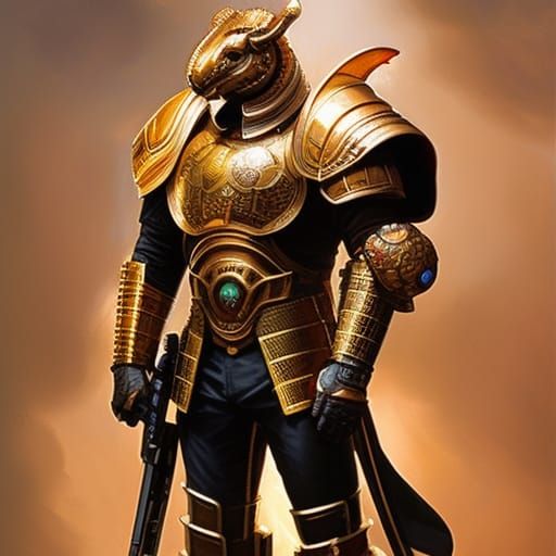 armored warrior animal