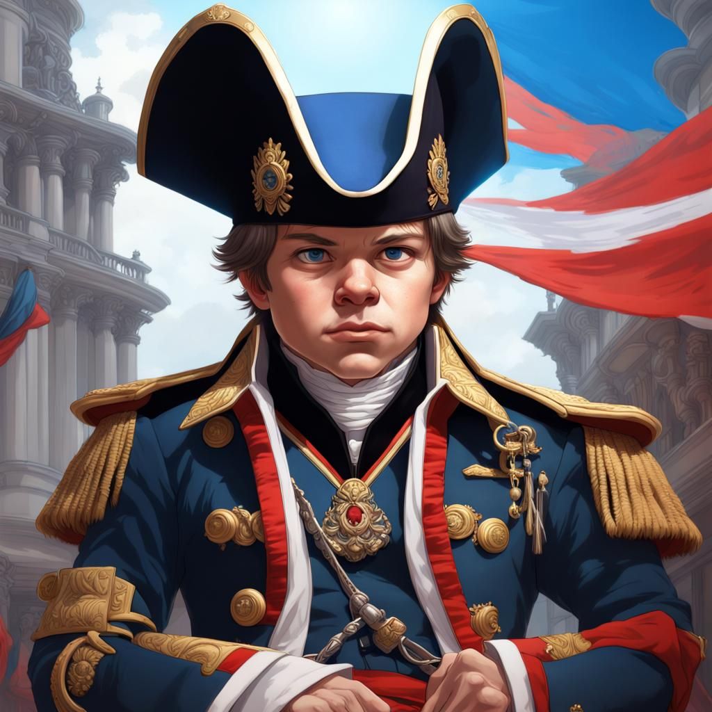 Alfred E. Neuman as Napoleon, Hyperdetailed Portrait