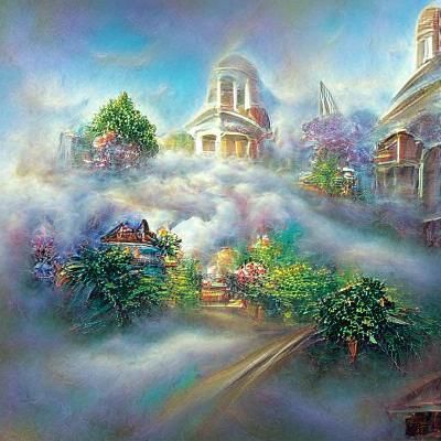 Ethereal Fantasy Landscape in Hyperdetailed Style