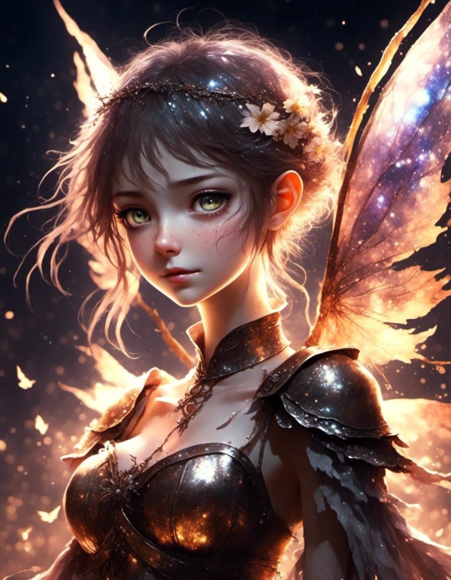 Crying Fairy Knight on Desolate Battlefield