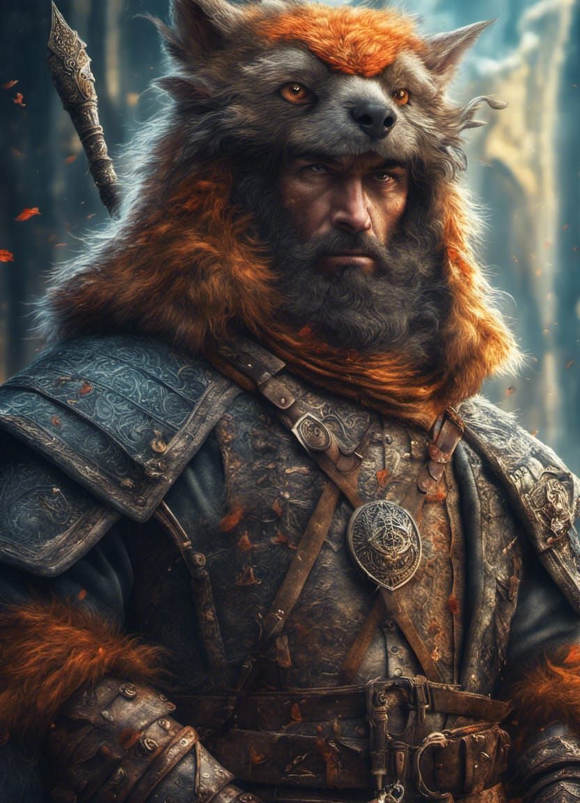 Medieval huntsman of the Queen