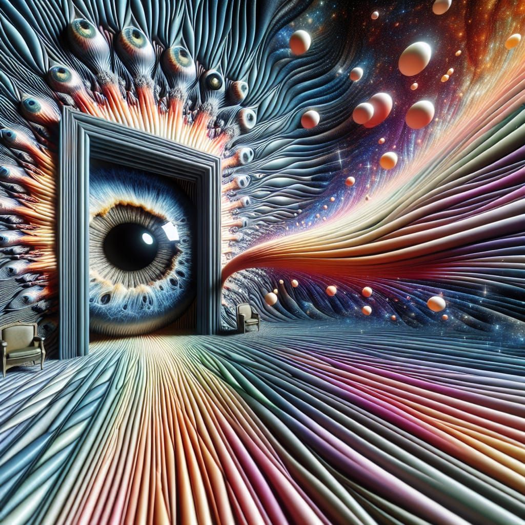 Eye Within Eye: Elastic Reality Portal