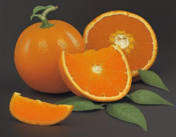 Orangepunk: A Cyberpunk Vision in Orange