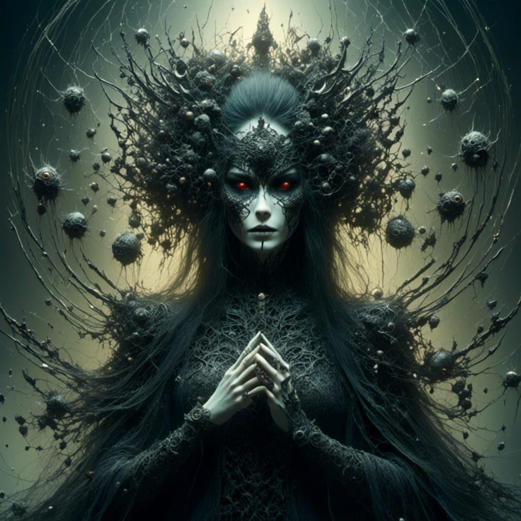 Contrasting Personality Traits in Ink Style