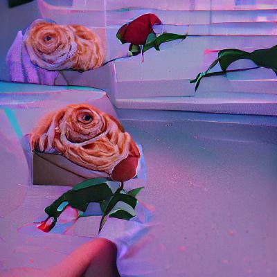 Elegant Roses in Vase Still Life