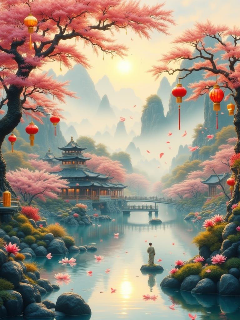 A Chinese landscape