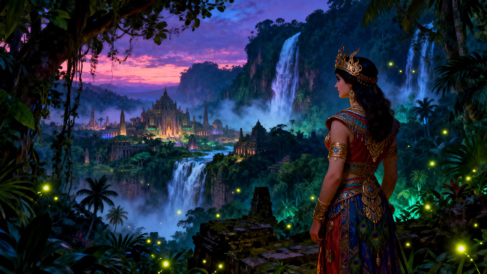 Jungle Royal Guardian on Ancient Battlefield in Twilight