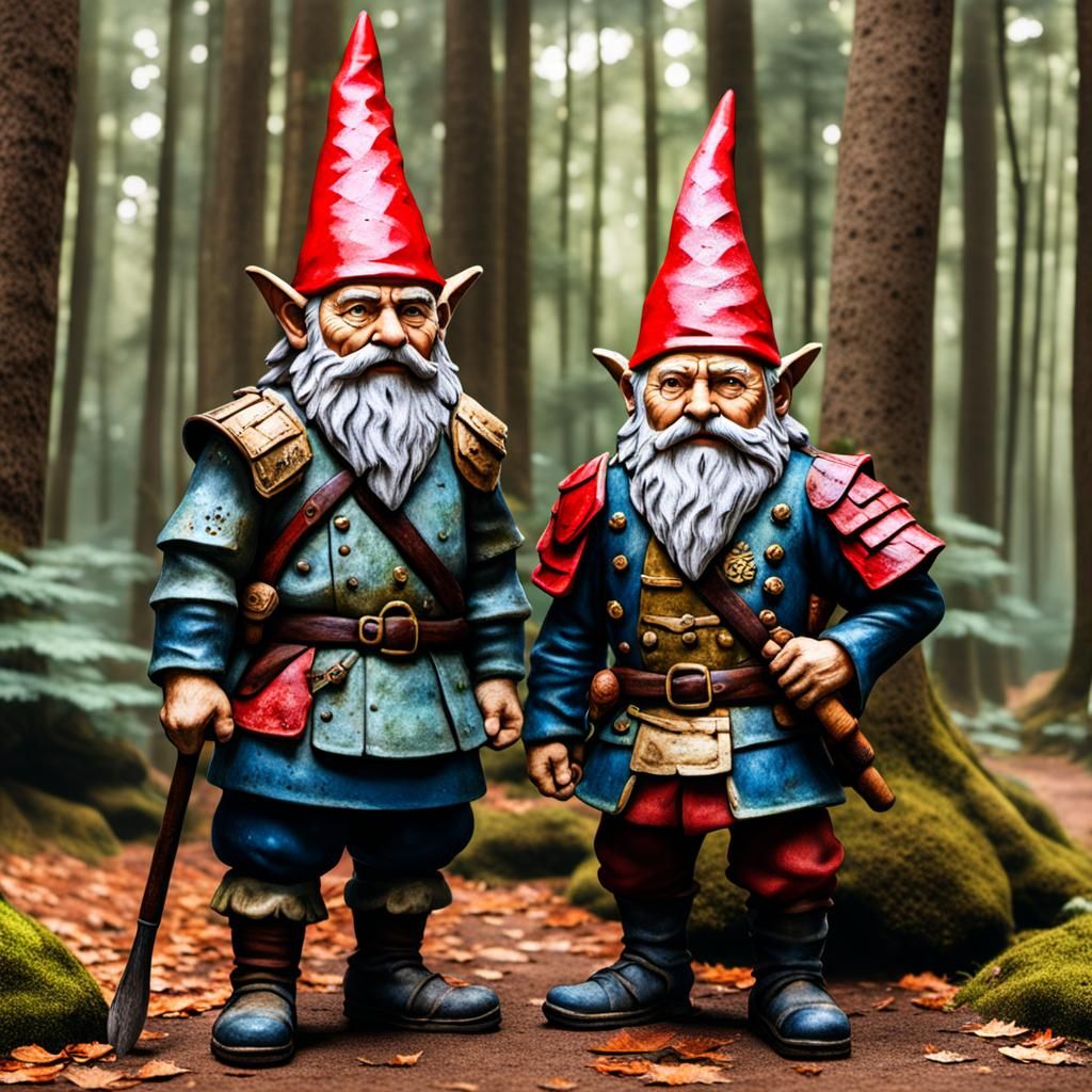 AI Generated Image of Gnomes