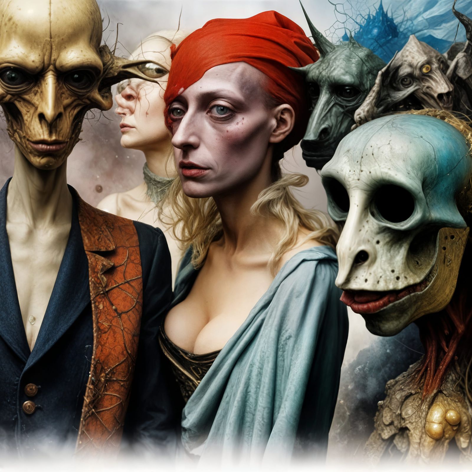 Keeping their heads above water, but out of sight...