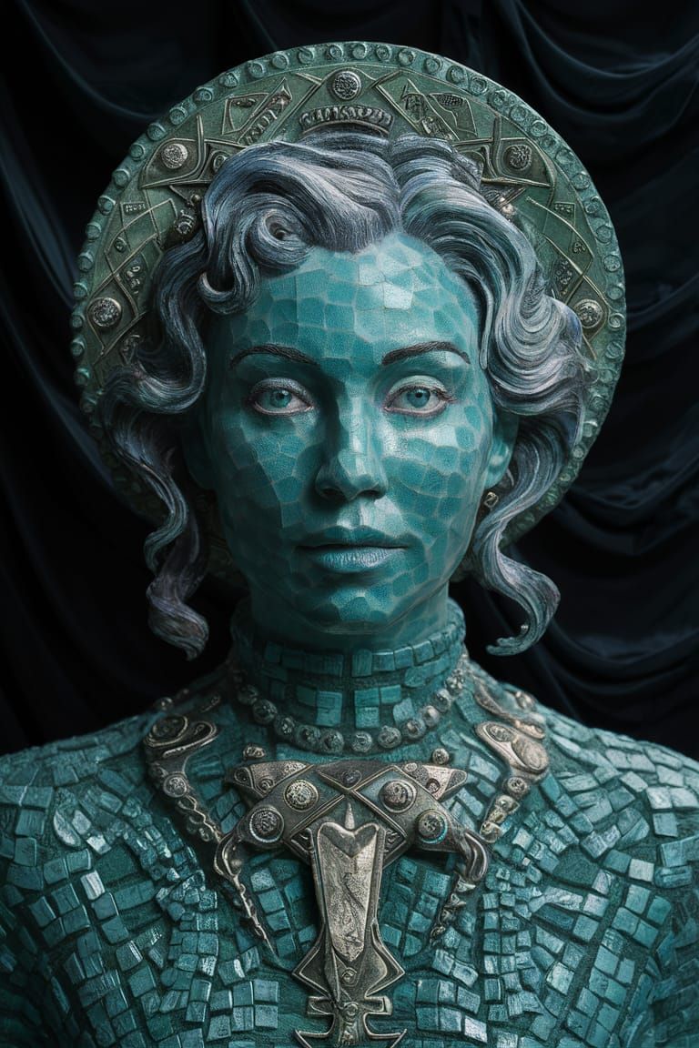 Schumann Resonance Portrait in Tessellated Phosphorescent Fi...