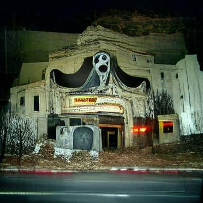 Haunted Movie Theater: A Scene of Abandonment