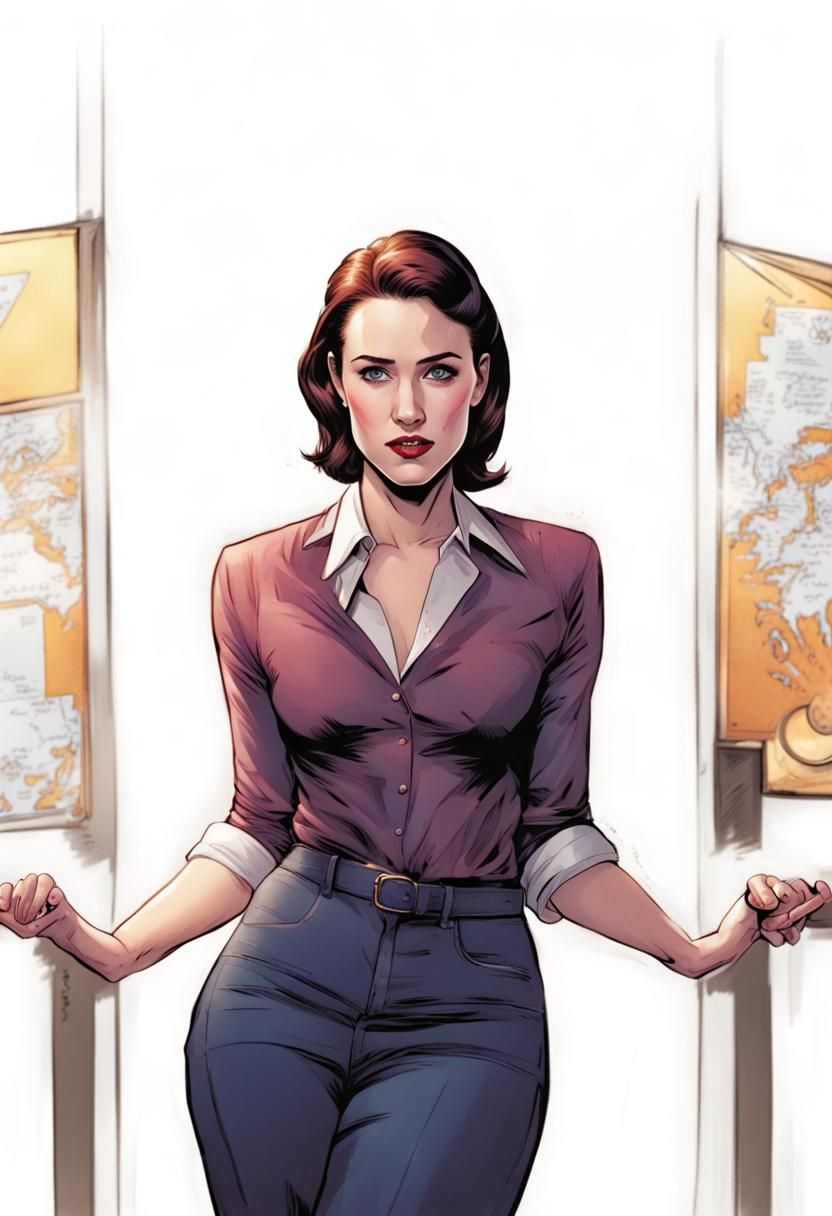 Rachel Brosnahan as Lois Lane in Comic Book Art