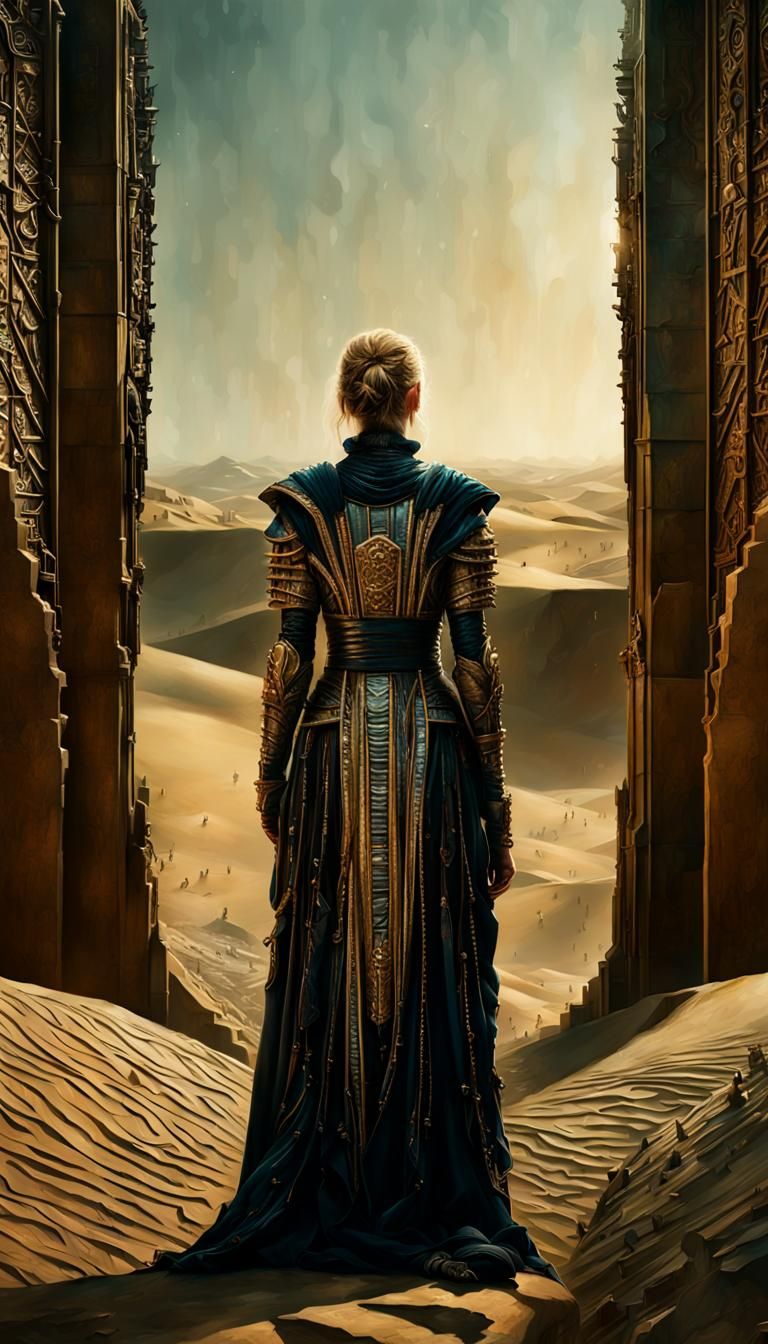 Honored Matres of Dune in Hyperrealistic Style