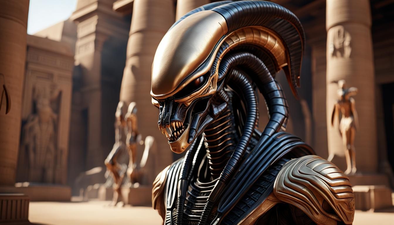 Alien Xenomorph Anubis Hybrid 2