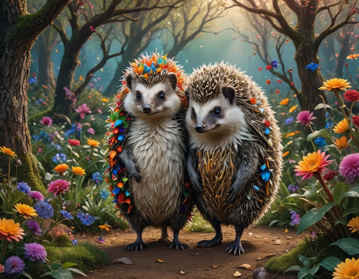 Magical Hedgehog Ludvig with friend