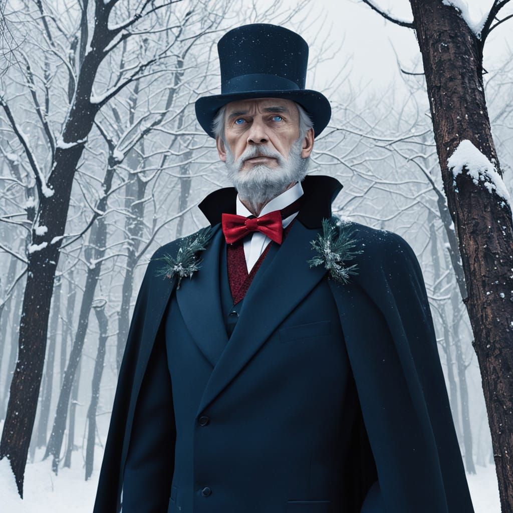 Sophisticated Gentleman in Winter Wonderland