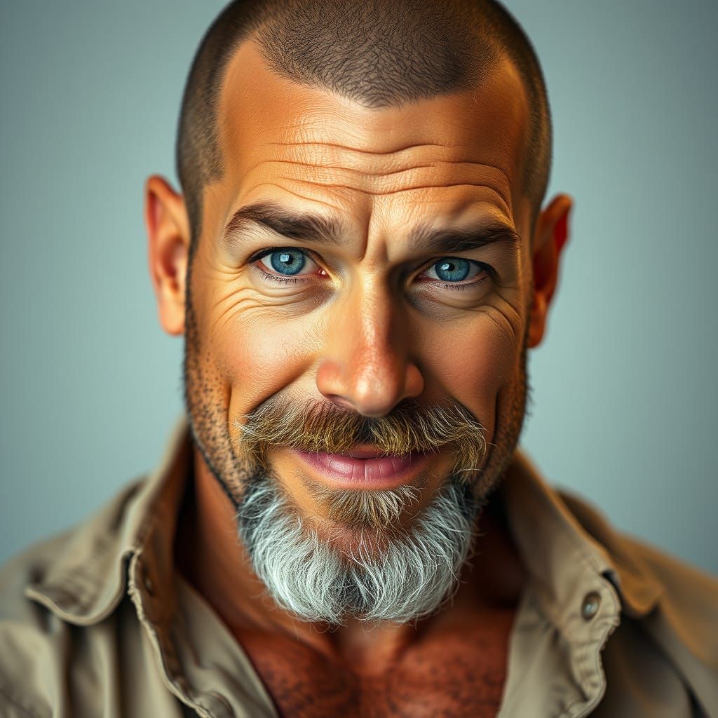 Rugged Man, 50s, Confident Portrait