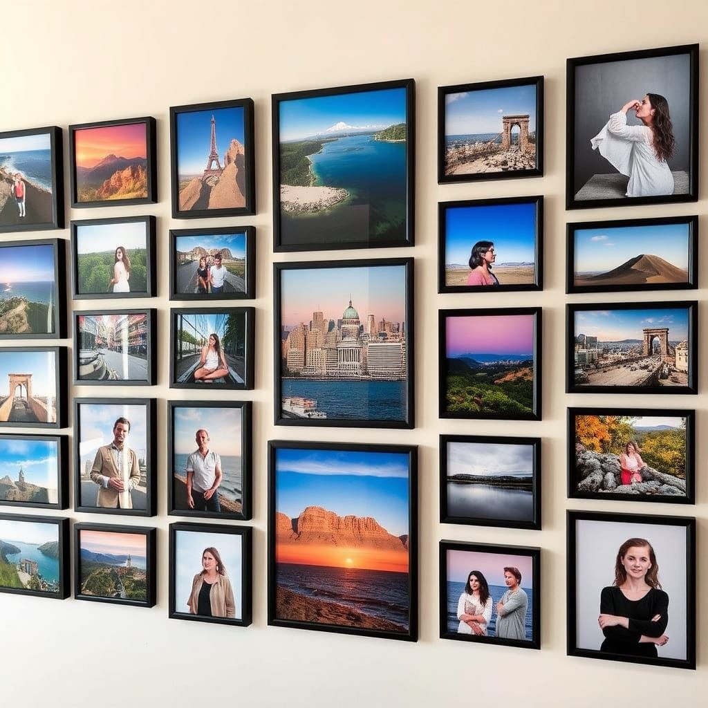 Eclectic Gallery Wall of World Photography Day Images