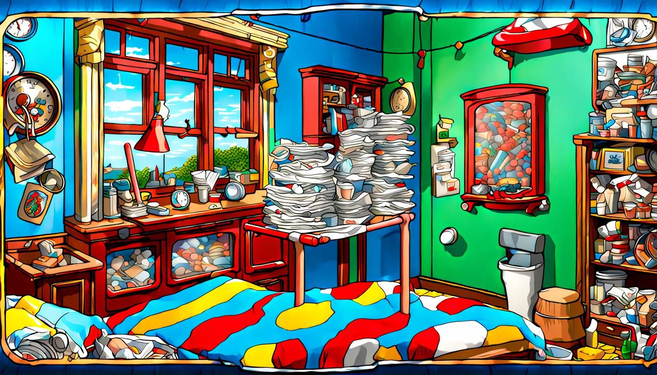 Hidden Object Puzzle Scene