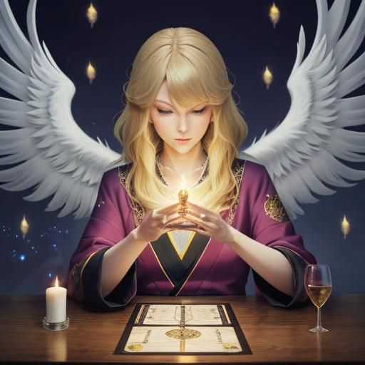 Taylor Swift Reads Tarot Cards in Anime Style