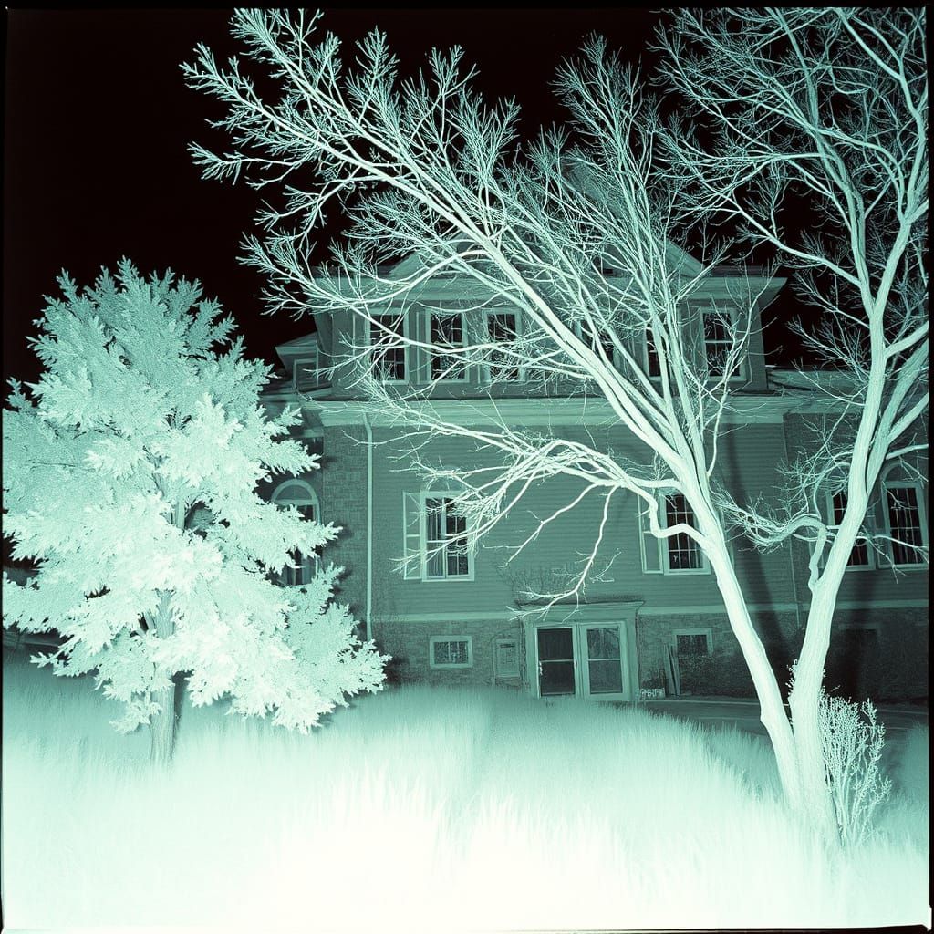 Negative Photography processing  infrared