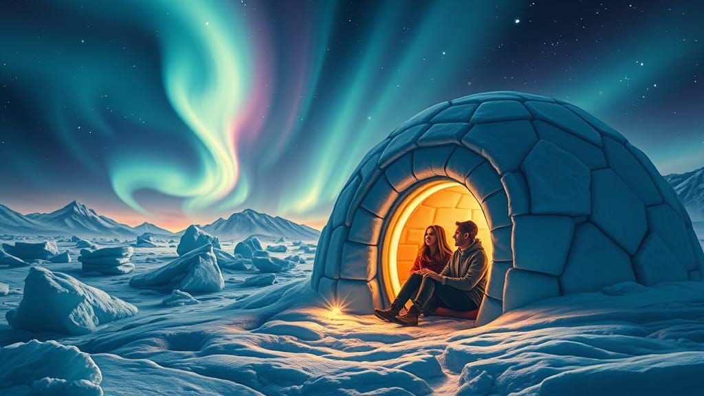 Serenity in the Arctic Night