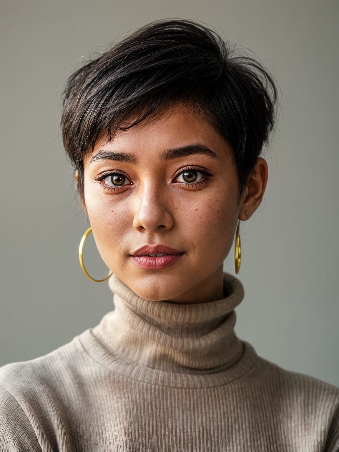 Asian Beauty Portrait in Photorealistic Style