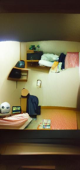 AI Generated Minimalist Room Interior