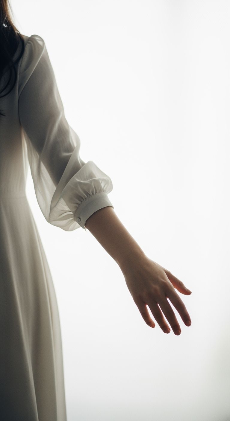 Ethereal Photograph of a Woman's Hand Reaching Back