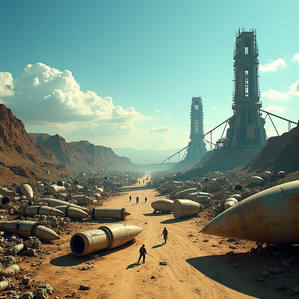 Spaceship Junkyard: Cinematic Salvage and Rebirth