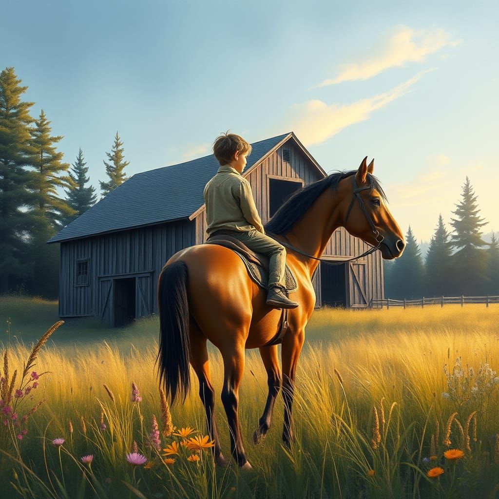 A boy and his first love.