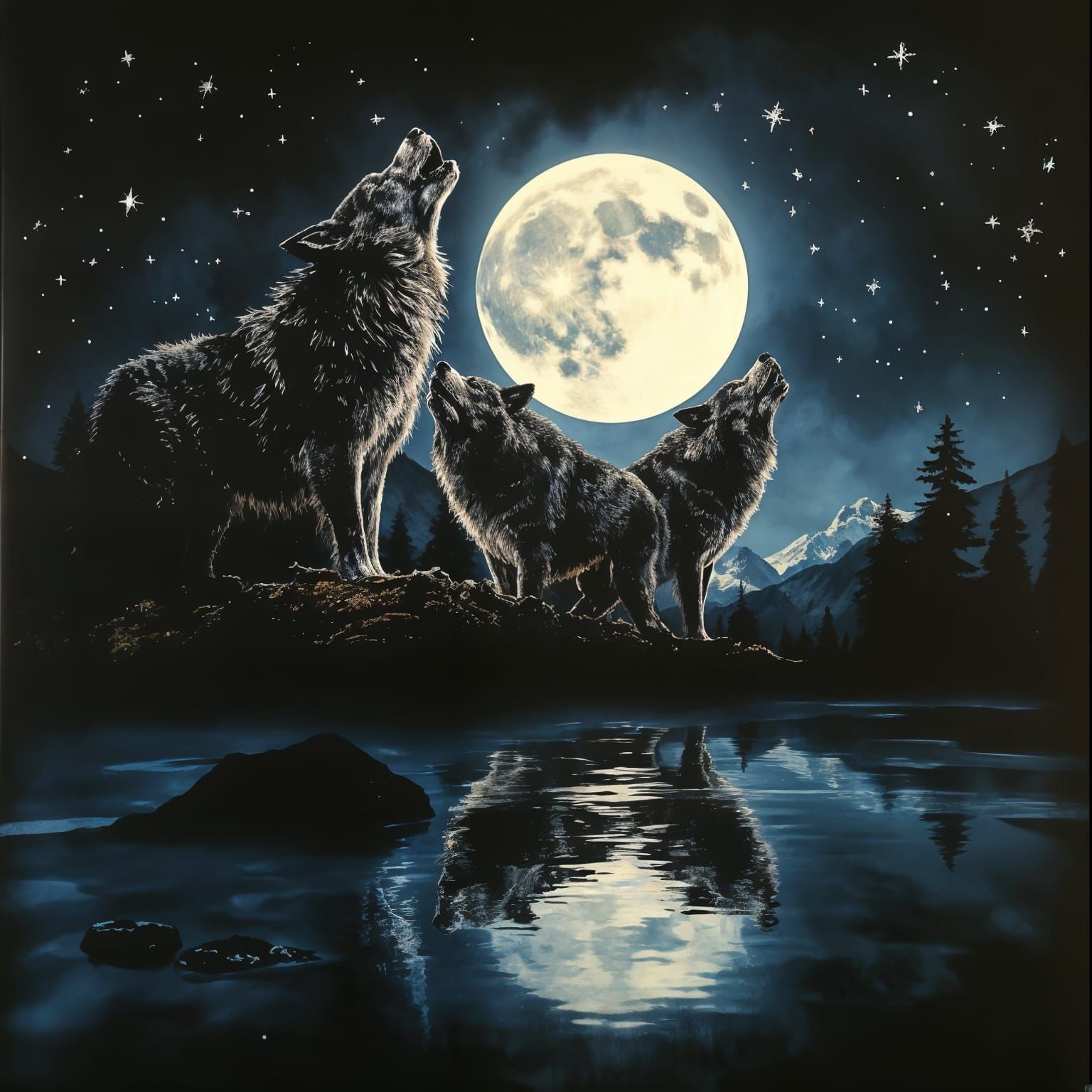 Moonlight Wolves