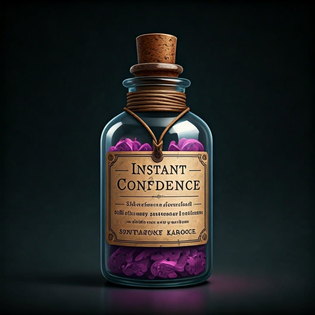 Mysterious Elixir with a Warning of Unpredictable Confidence...