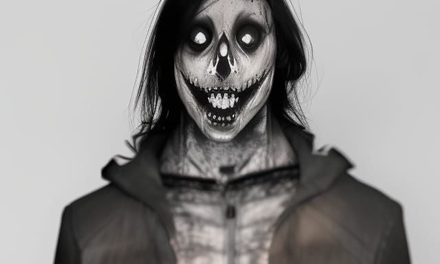 Spooky Figure Ready to Attack