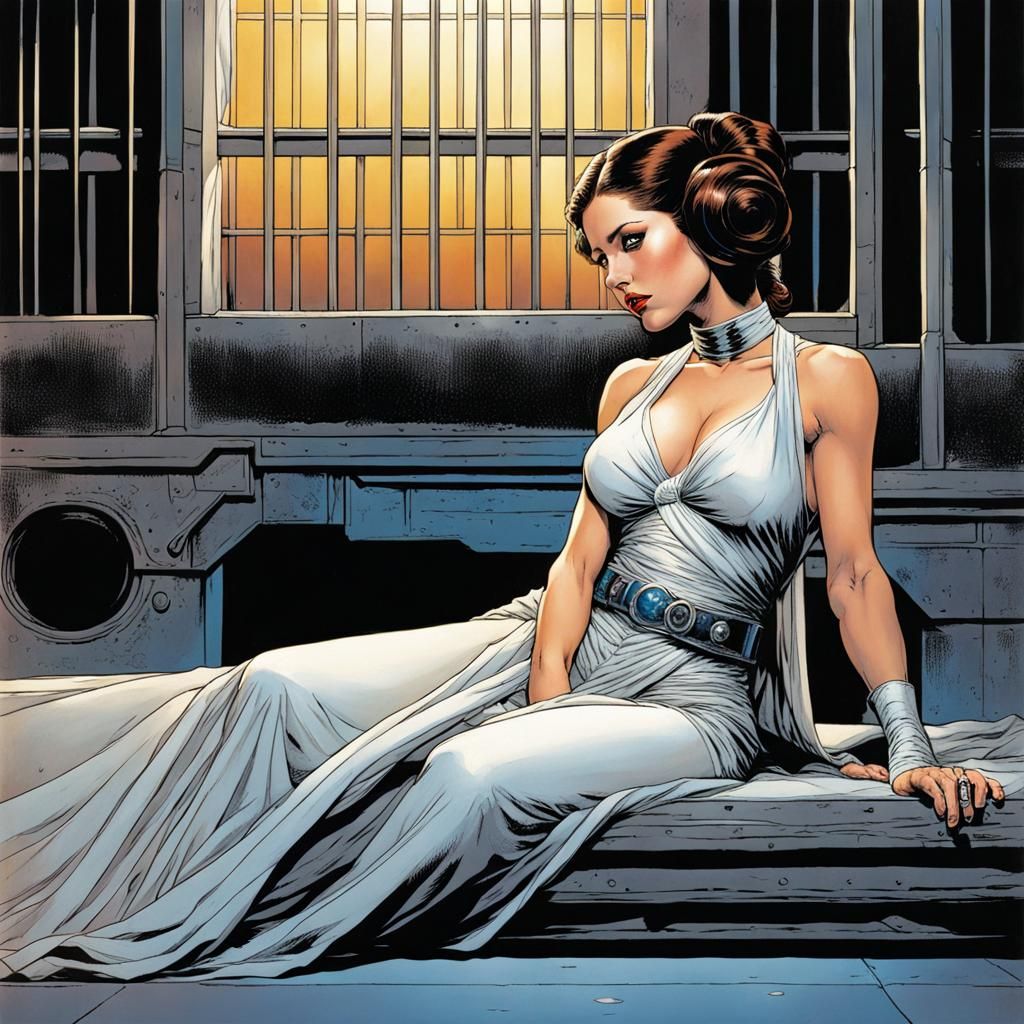 Princess in Imperial Prison, Comic Book Art