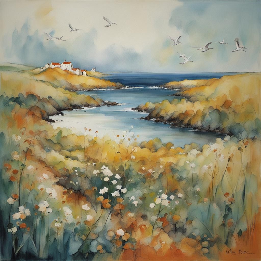 AI Art in Style of Miriam de Búrca