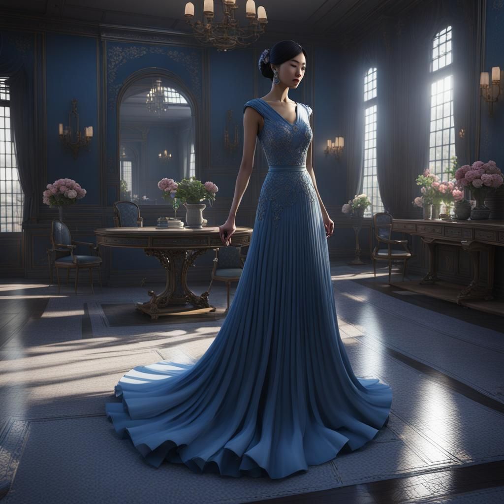 Fashion Designer Prepares for Spring Prom