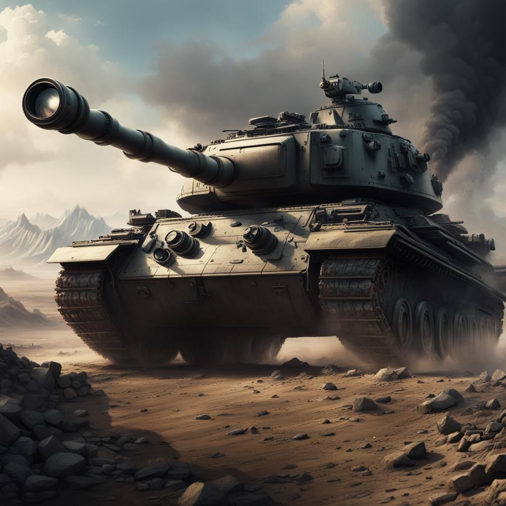 Epic Tank Digital Matte Painting