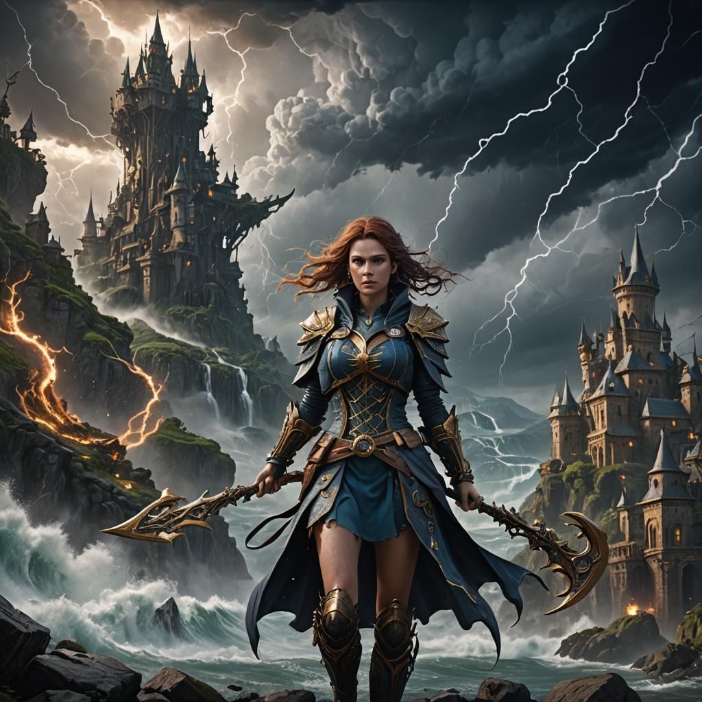 Dreamshaper in Storm: Detailed Matte Painting