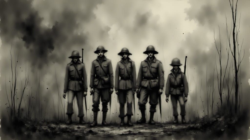 Wartime Desolation in Haunting Realism