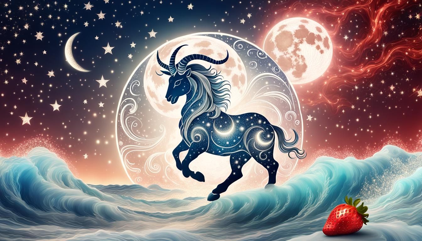 Strawberry Full Moon in Capricorn: Celestial Masterpiece