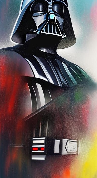 Hyperrealistic Darth Vader Concept Art