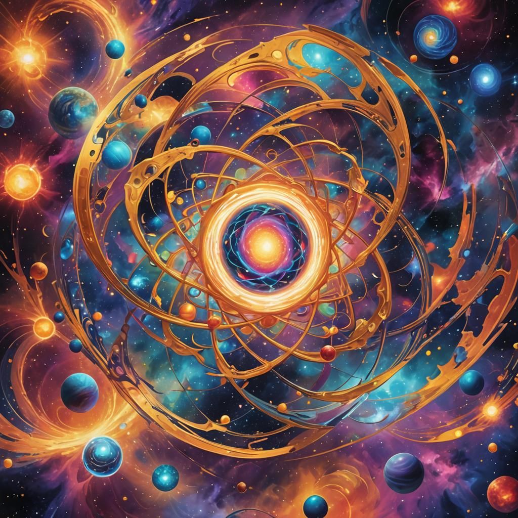 Cosmic Art: Klaus Rearranges Universe Vibrations