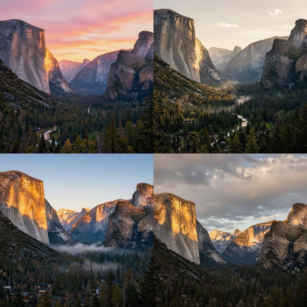 Stunning Yosemite National Park Landscape