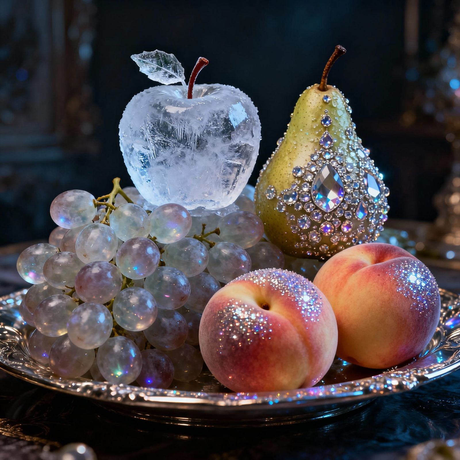 Magical Fruit Platter with Opulent Details