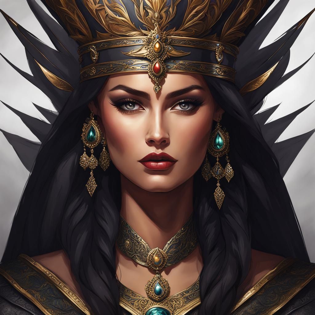 Queen with Crown of Thorns Concept Art