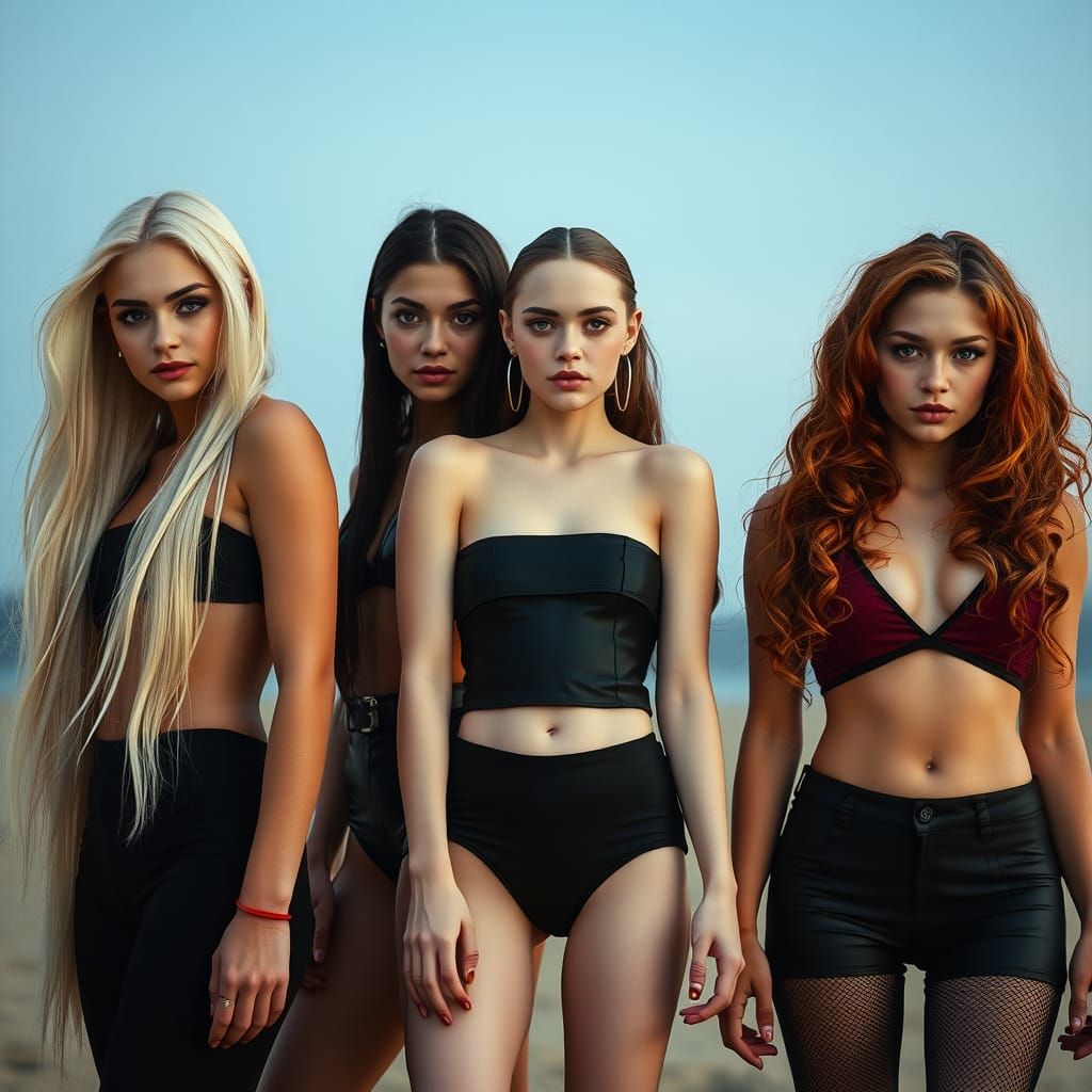 Three Striking Women in Cinematic Fashion Still