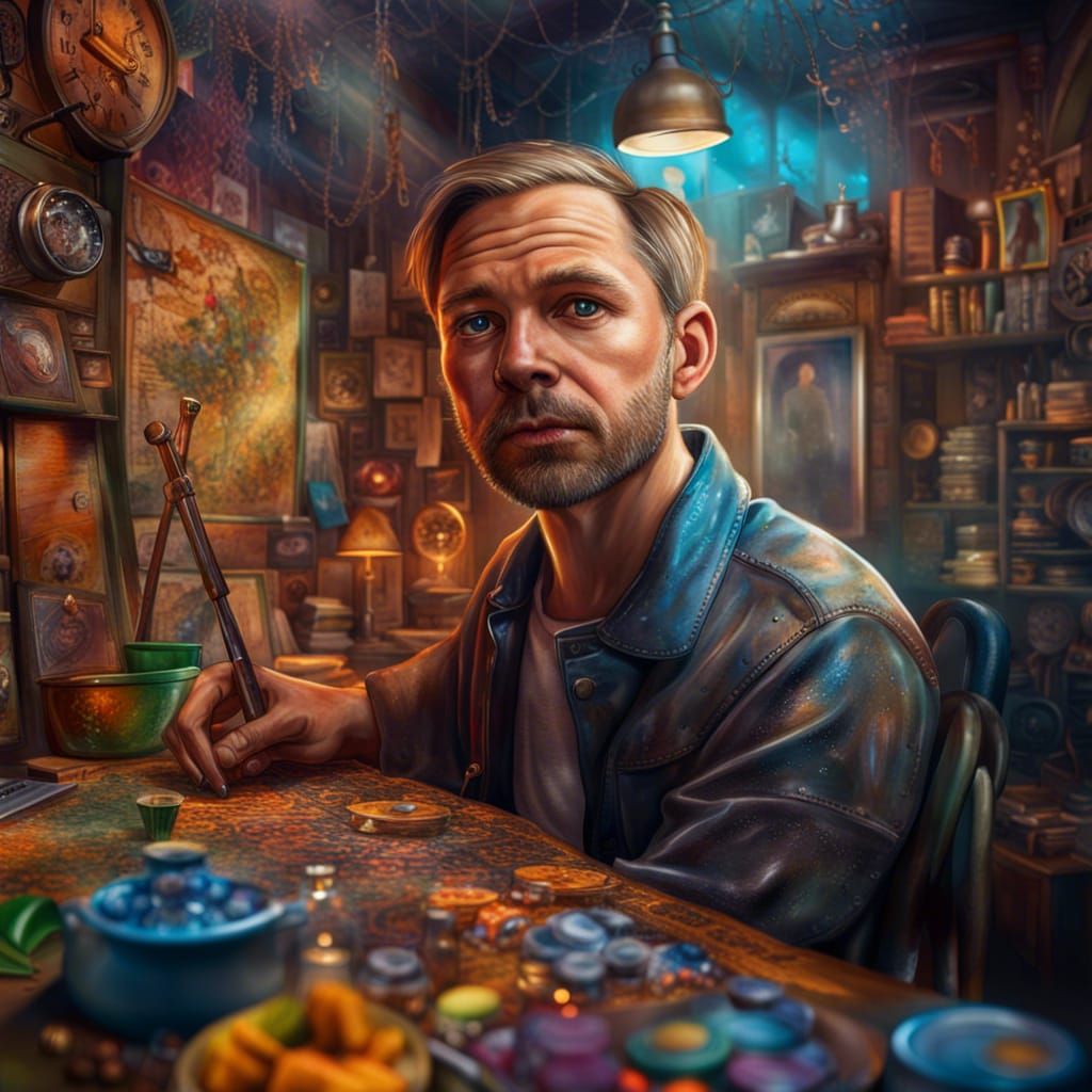 Hyperrealistic Hidden Object Scene in Berlin